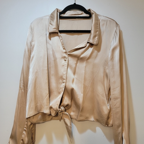 Wilfred tie front blouse - Picture 3 of 6